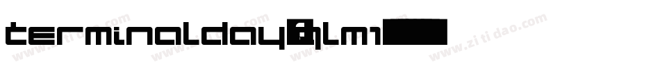 TerminalDay-qlM1字体转换