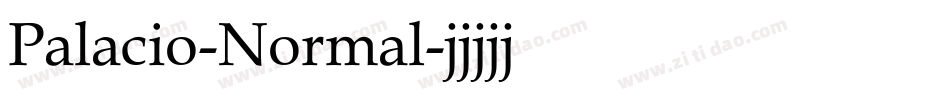 Palacio-Normal字体转换