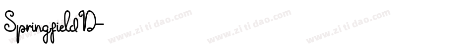 SpringfieldD字体转换