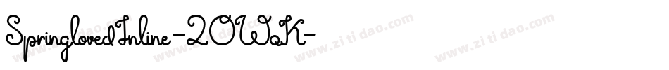 SpringlovedInline-2OWqK字体转换