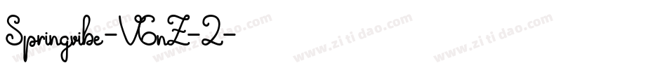 Springvibe-V6nZ-2字体转换