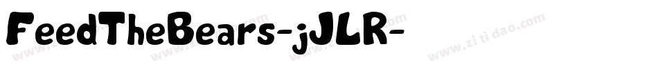 FeedTheBears-jJLR字体转换