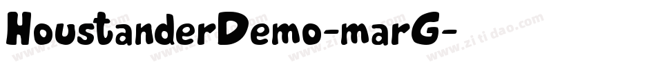 HoustanderDemo-marG字体转换