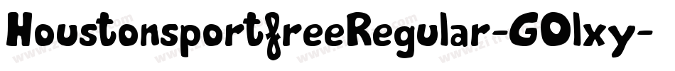 HoustonsportfreeRegular-GOlxy字体转换