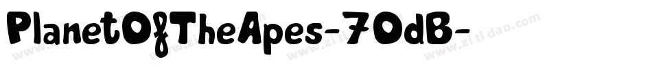 PlanetOfTheApes-7OdB字体转换