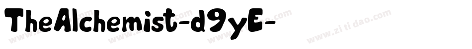TheAlchemist-d9yE字体转换
