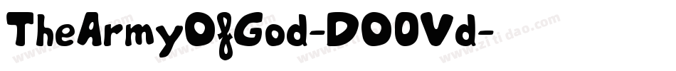 TheArmyOfGod-DO0Vd字体转换