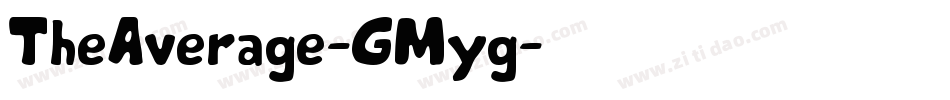 TheAverage-GMyg字体转换