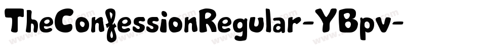 TheConfessionRegular-YBpv字体转换