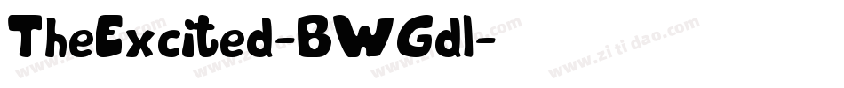 TheExcited-BWGdl字体转换 TheExcited-BWGdl字体转换