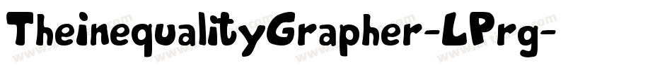 TheInequalityGrapher-LPrg字体转换