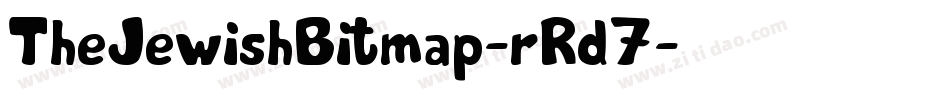 TheJewishBitmap-rRd7字体转换