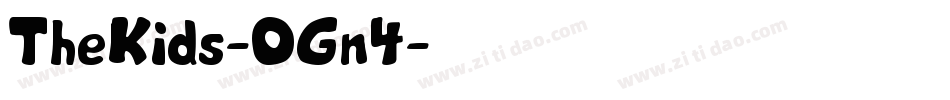 TheKids-OGn4字体转换 TheKids-OGn4字体转换