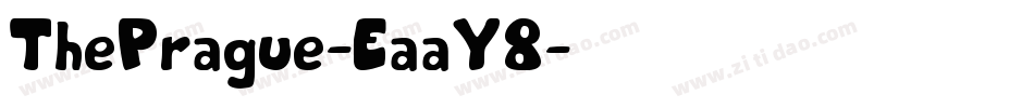 ThePrague-EaaY8字体转换