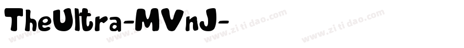 TheUltra-MVnJ字体转换