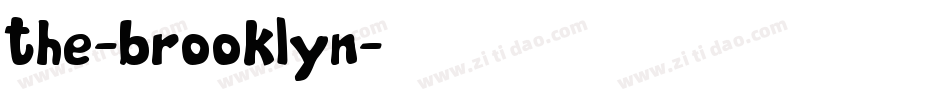 the-brooklyn字体转换
