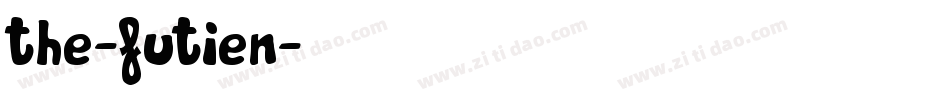 the-futien字体转换