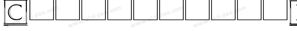 Capitals-07E9字体转换