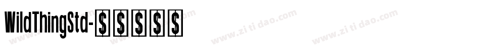 WildThingStd字体转换