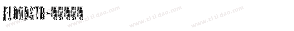 floodstb字体转换