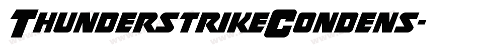 ThunderstrikeCondens字体转换