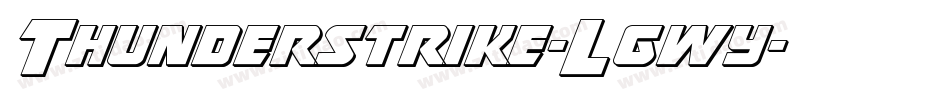 Thunderstrike-Lgwy字体转换