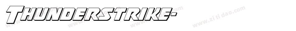 Thunderstrike字体转换