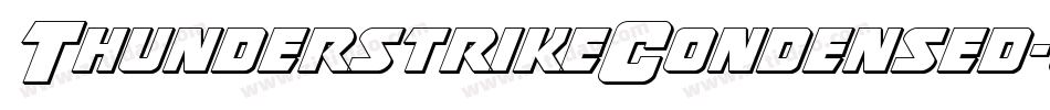 ThunderstrikeCondensed-gKv3字体转换