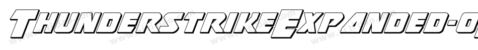 ThunderstrikeExpanded-oLjq字体转换 ThunderstrikeExpanded-oLjq字体转换