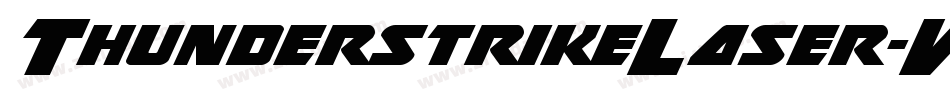 ThunderstrikeLaser-WxK9字体转换