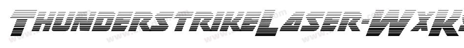 ThunderstrikeLaser-WxK9字体转换