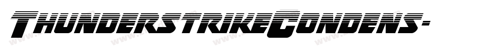 ThunderstrikeCondens字体转换