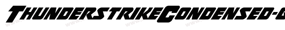 ThunderstrikeCondensed-gKv3字体转换