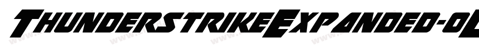 ThunderstrikeExpanded-oLjq字体转换 ThunderstrikeExpanded-oLjq字体转换