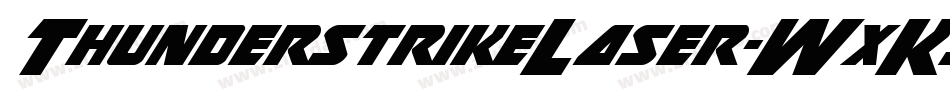 ThunderstrikeLaser-WxK9字体转换