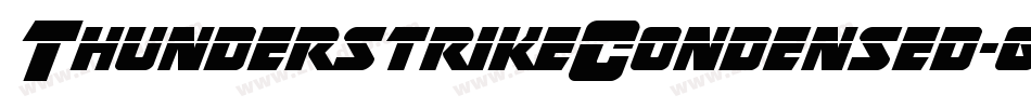 ThunderstrikeCondensed-gKv3字体转换
