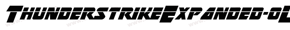 ThunderstrikeExpanded-oLjq字体转换 ThunderstrikeExpanded-oLjq字体转换