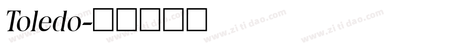 Toledo字体转换