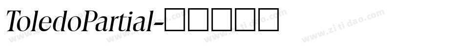ToledoPartial字体转换