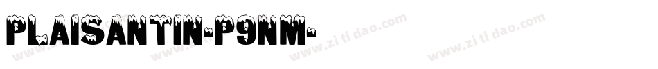 Plaisantin-P9nm字体转换