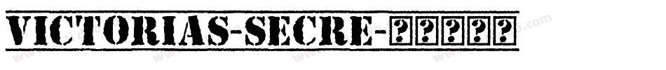 Victorias-Secre字体转换