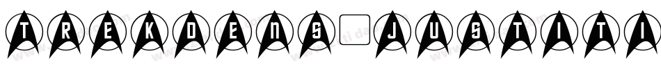 Trekdens-Justitiam字体转换