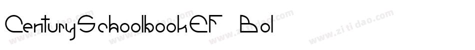 CenturySchoolbookEF-Bol字体转换