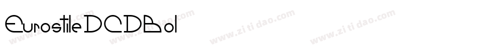 EurostileDCDBol字体转换