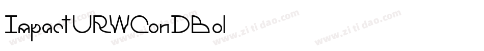 ImpactURWConDBol字体转换
