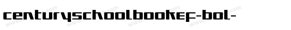 CenturySchoolbookEF-Bol字体转换