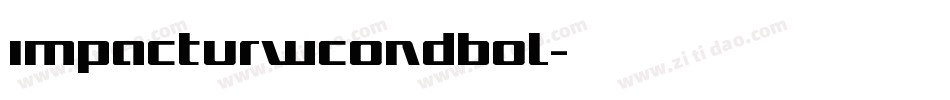 ImpactURWConDBol字体转换