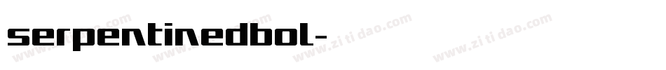SerpentineDBol字体转换