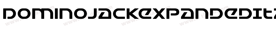 DominoJackExpandedItalicExpandedItalic-rZ3K字体转换