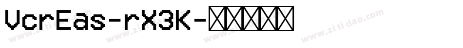VcrEas-rX3K字体转换